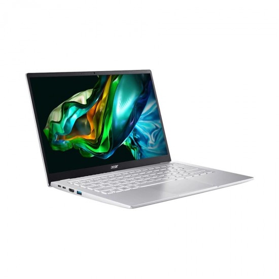 Acer Swift Go 14 SFG14-41 AMD Ryzen 5 7530U hexa-core processor, Up to 4.5GHz ,8GB DDR4 Ram,512GB NVMe SSD ,AMD Radeon Graphics ,14" FHD Pure Silver