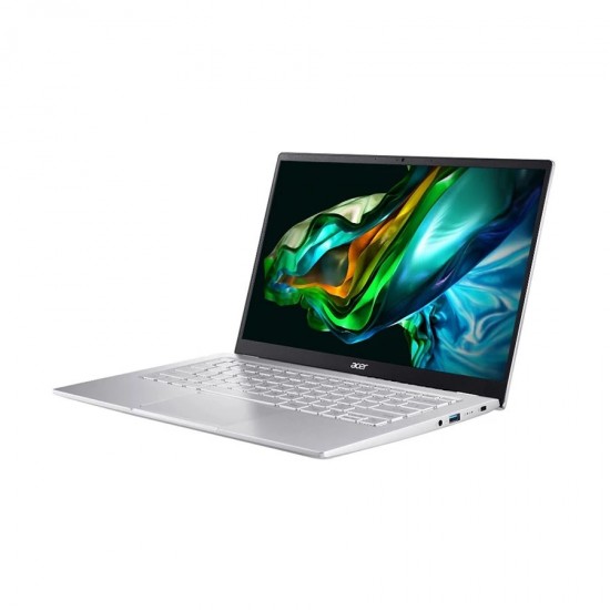 Acer Swift Go 14 SFG14-41 AMD Ryzen 5 7530U hexa-core processor, Up to 4.5GHz ,8GB DDR4 Ram,512GB NVMe SSD ,AMD Radeon Graphics ,14" FHD Pure Silver