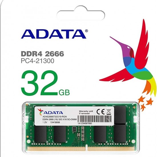 Adata Premier 32GB DDR4 3200MHz SO-DIMM Laptop RAM