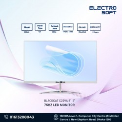 BlackCat C22VA 21.5″ Full HD 75Hz LED Monitor Silver