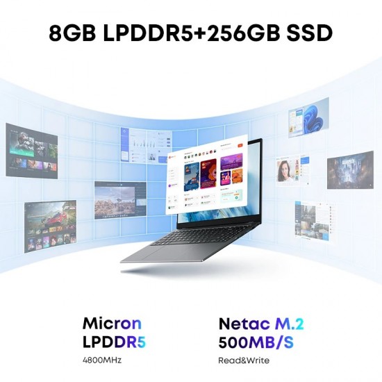 Chuwi GemiBook Plus Intel Celeron N100 15.6 inch Full HD Laptop Chuwi GemiBook Plus Intel Celeron N100 15.6 inch Full HD Laptop