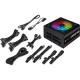 Corsair CX650F RGB White 650 Watt 80 Plus Bronze Fully Modular Power Supply