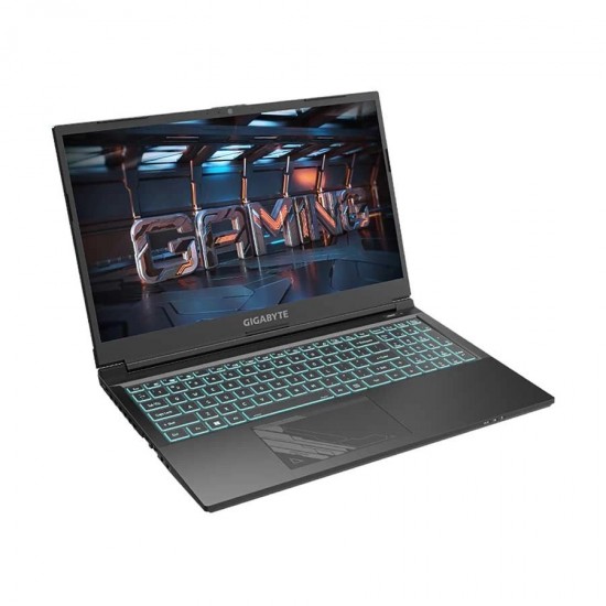 Gigabyte Gaming G5 MF Laptop, intel i5 12th Gen 12500H ,8GB DDR4 3200MHz,Gen 4 NVMe 512GB SSD,RTX 4050 GDDR6 6GB,15.6'' FHD 144Hz,15 Color Backlit KB,  Mate Black
