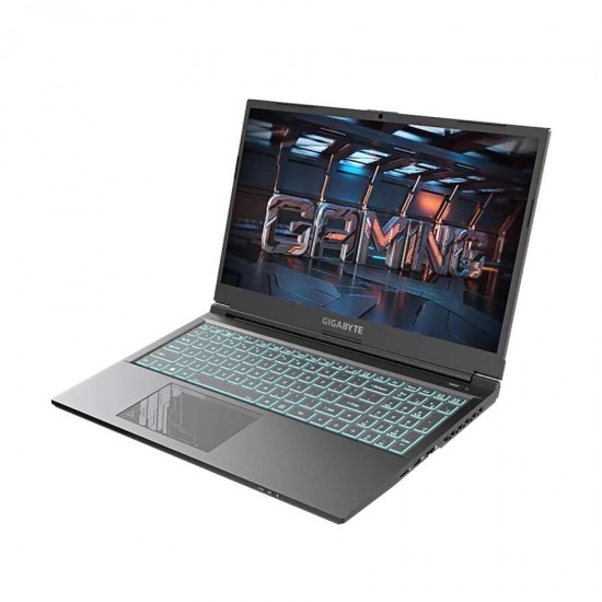 Gigabyte Gaming G5 MF Laptop, intel i5 12th Gen 12500H ,8GB DDR4 3200MHz,Gen 4 NVMe 512GB SSD,RTX 4050 GDDR6 6GB,15.6'' FHD 144Hz,15 Color Backlit KB,  Mate Black
