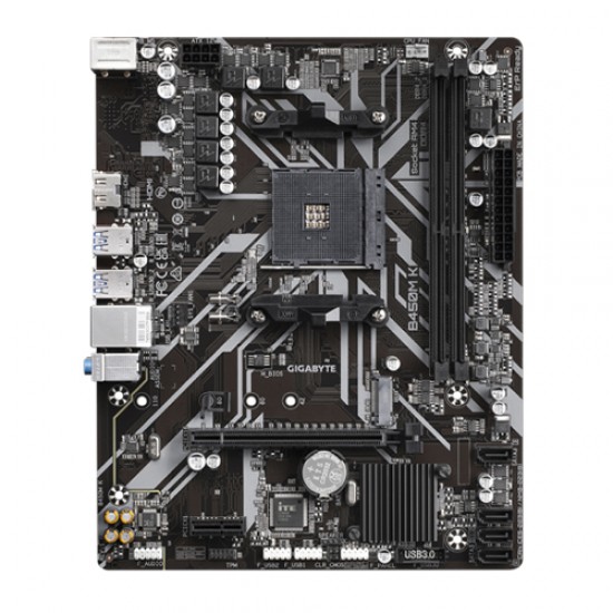 GIGABYTE B450M K AMD AM4 Micro ATX Motherboard