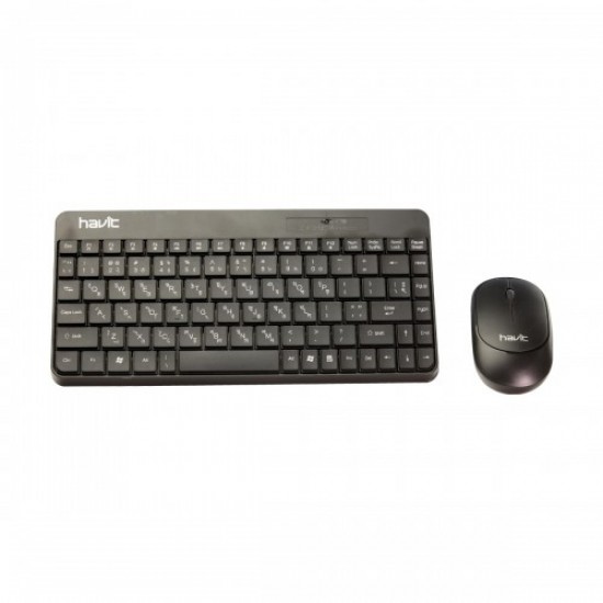Havit KB259GCM Black Mini Wireless Keyboard & Mouse Combo