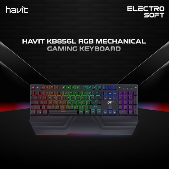 Havit HV-KB856L Wired Black RGB Mechanical Gaming Keyboard