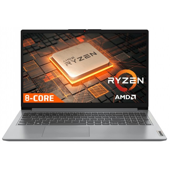Lenovo IdeaPad 1 15AMN7 AMD Ryzen 3 7320U, 8GB Soldered LPDDR5-5500 RAM, 512GB SSD, 15.6'' FHD, Integrated AMD Radeon 610M GR, Cloud Grey