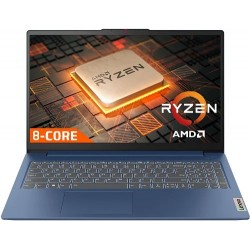 Lenovo IdeaPad Slim 3 15ABR8  AMD Ryzen 5 7530U, 8GB RAM Soldered DDR4-3200, 512GB SSD, 15.6'' FHD IPS 300nits Anti-glare, Abyss Blue