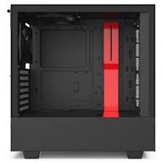NZXT H510i Compact Mid Tower Black & Red Casing with Smart Device 2 NZXT H510i Compact Mid Tower Black & Red Casing with Smart Device 2