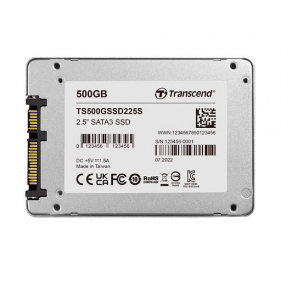 Transcend 225S 500GB 2.5 Inch SATA III SSD Transcend 225S 500GB 2.5 Inch SATA III SSD
