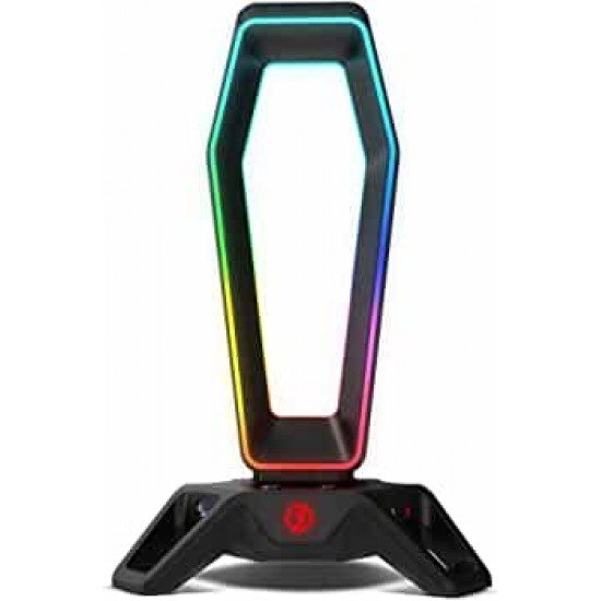 Vertux HexaRack Headphone Stand With Immersive 7.1 Audio Ports Vertux HexaRack Headphone Stand With Immersive 7.1 Audio Ports