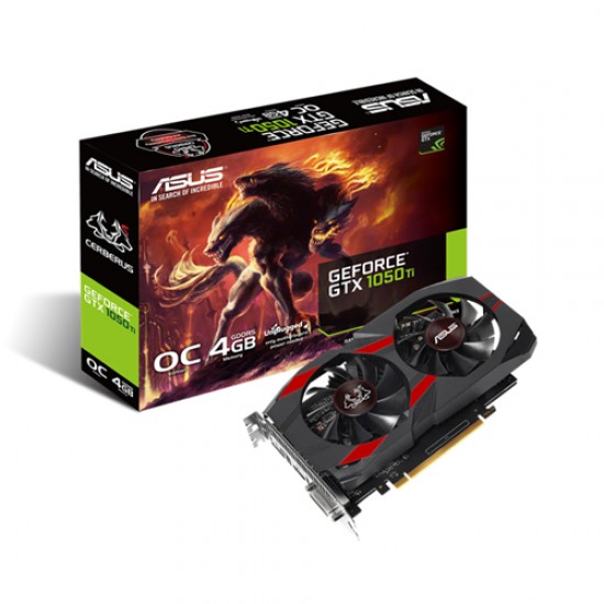 Asus Cerberus GeForce GTX 1050 Ti OC Edition 4GB GDDR5 Graphics Card Asus Cerberus GeForce GTX 1050 Ti OC Edition 4GB GDDR5 Graphics Card