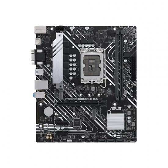ASUS PRIME B660M-K D4 12th Gen Micro ATX Motherboard ASUS PRIME B660M-K D4 12th Gen Micro ATX Motherboard