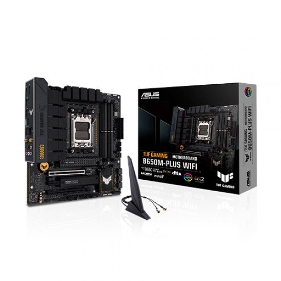 Asus TUF GAMING B650M-PLUS WIFI DDR5 AM5 mATX Motherboard Asus TUF GAMING B650M-PLUS WIFI DDR5 AM5 mATX Motherboard