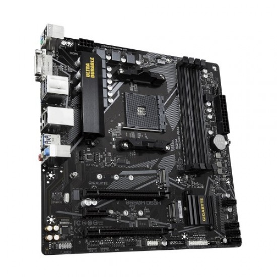 Gigabyte B550M DS3H AM4 AMD Micro ATX Motherboard Gigabyte B550M DS3H AM4 AMD Micro ATX Motherboard