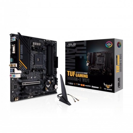 Asus TUF GAMING B550M-E WIFI AMD AM4 micro ATX Gaming Motherboard Asus TUF GAMING B550M-E WIFI AMD AM4 micro ATX Gaming Motherboard