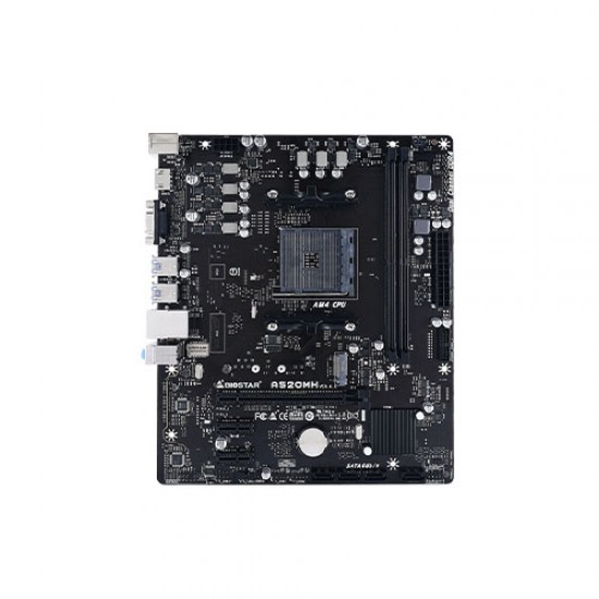 BIOSTAR A520MH DDR4 AMD AM4 Micro ATX Motherboard BIOSTAR A520MH DDR4 AMD AM4 Micro ATX Motherboard