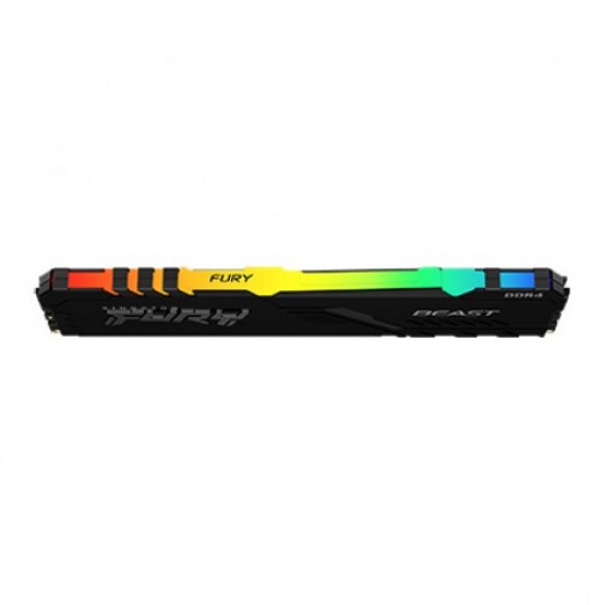 Kingston FURY Beast RGB 8GB 3200MHz DDR4 Desktop RAM Kingston FURY Beast RGB 8GB 3200MHz DDR4 Desktop RAM