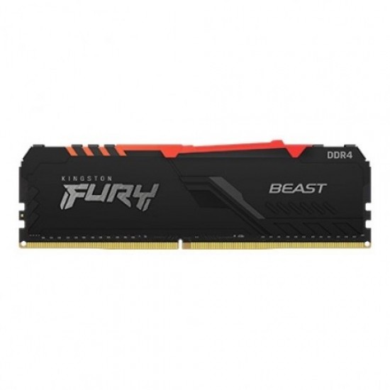 Kingston FURY Beast RGB 8GB 3200MHz DDR4 Desktop RAM Kingston FURY Beast RGB 8GB 3200MHz DDR4 Desktop RAM