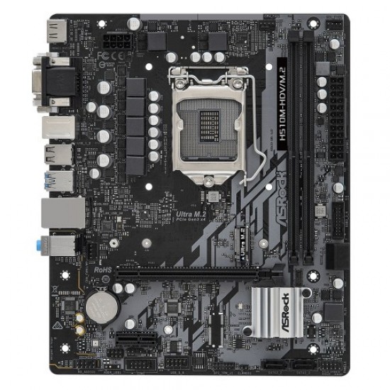 ASRock H510M-HDV/M.2 10th and 11th Gen Micro ATX Motherboard ASRock H510M-HDV/M.2 10th and 11th Gen Micro ATX Motherboard