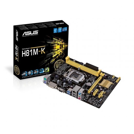 Asus H81M-K 4th Gen Motherboard Asus H81M-K 4th Gen Motherboard