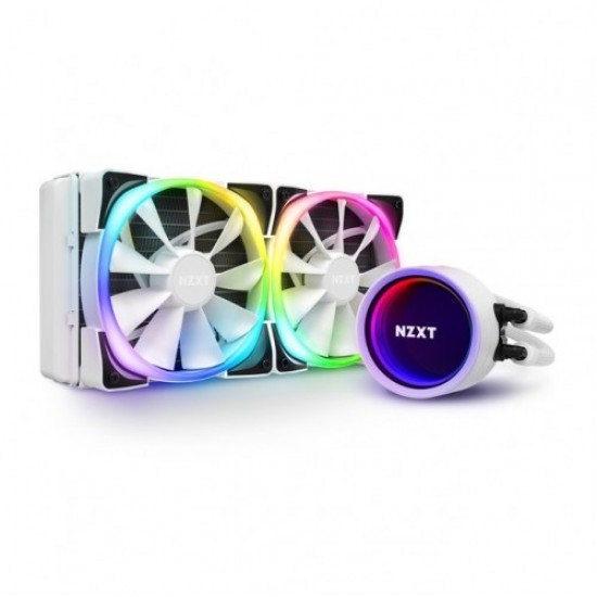 NZXT Kraken X53 RGB 240mm All-in-One Liquid CPU Cooler White NZXT Kraken X53 RGB 240mm All-in-One Liquid CPU Cooler White