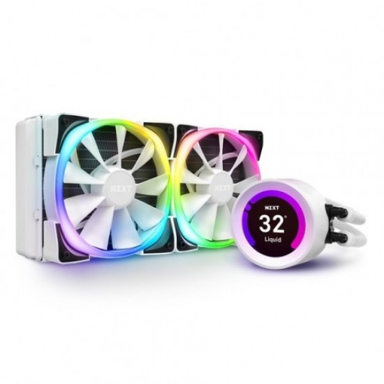NZXT Kraken Z53 RGB LCD 240mm All-in-One Liquid CPU Cooler White NZXT Kraken Z53 RGB LCD 240mm All-in-One Liquid CPU Cooler White