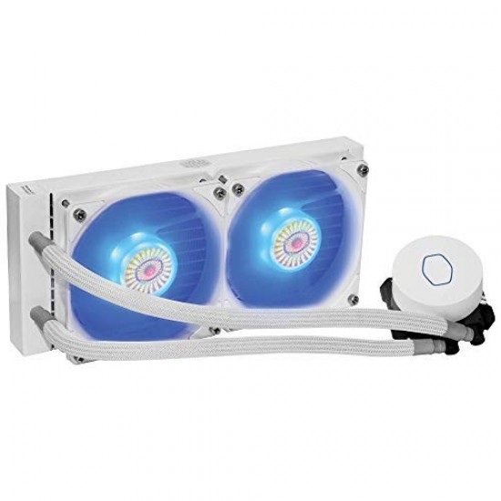 Cooler Master MasterLiquid ML240L V2 ARGB White Edition CPU Liquid Cooler Cooler Master MasterLiquid ML240L V2 ARGB White Edition CPU Liquid Cooler