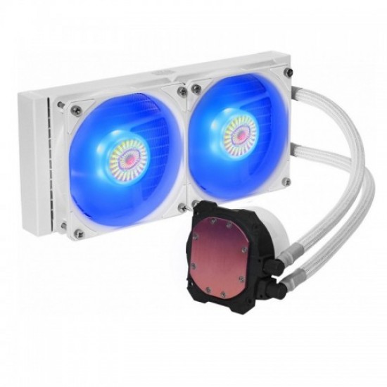 Cooler Master MasterLiquid ML240L V2 ARGB White Edition CPU Liquid Cooler Cooler Master MasterLiquid ML240L V2 ARGB White Edition CPU Liquid Cooler