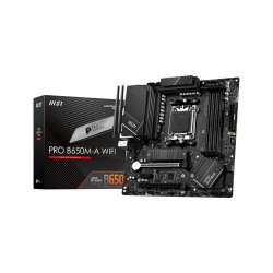 MSI PRO B650M-A WIFI DDR5 AMD AM5 mATX Motherboard