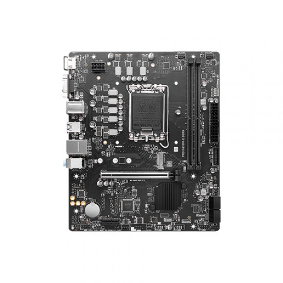MSI PRO H610M-E DDR4 12th Gen & 13th Gen mATX Motherboard MSI PRO H610M-E DDR4 12th Gen & 13th Gen mATX Motherboard
