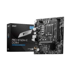 MSI PRO B760M-E DDR4 12th Gen & 13th Gen mATX Motherboard