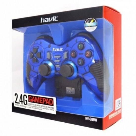 Havit G89W 2.4GHZ Wireless Vibration GamePad Havit G89W 2.4GHZ Wireless Vibration GamePad