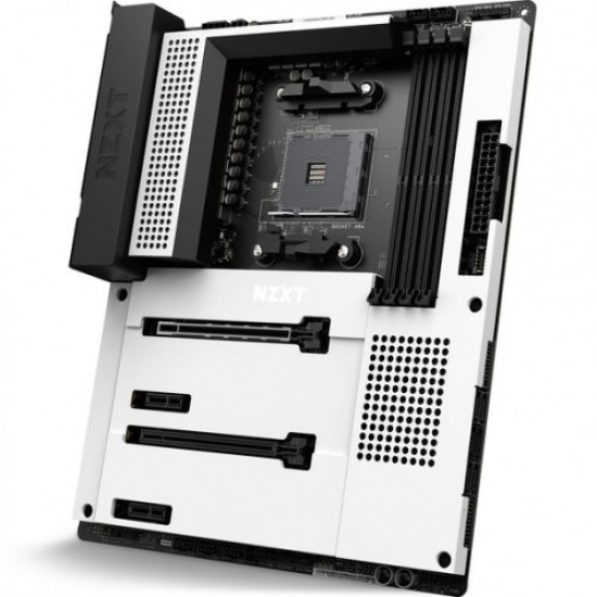 NZXT N7 B550 Matte White AMD AM4 ATX Wi-Fi Gaming Motherboard NZXT N7 B550 Matte White AMD AM4 ATX Wi-Fi Gaming Motherboard