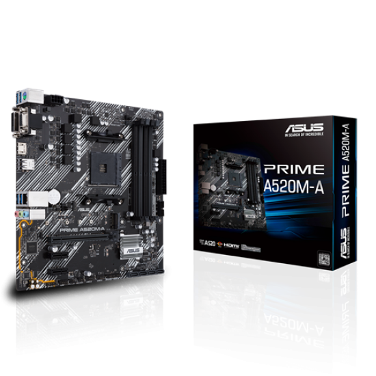 Asus PRIME A520M-A II AM4 micro ATX AMD Motherboard Asus PRIME A520M-A II AM4 micro ATX AMD Motherboard